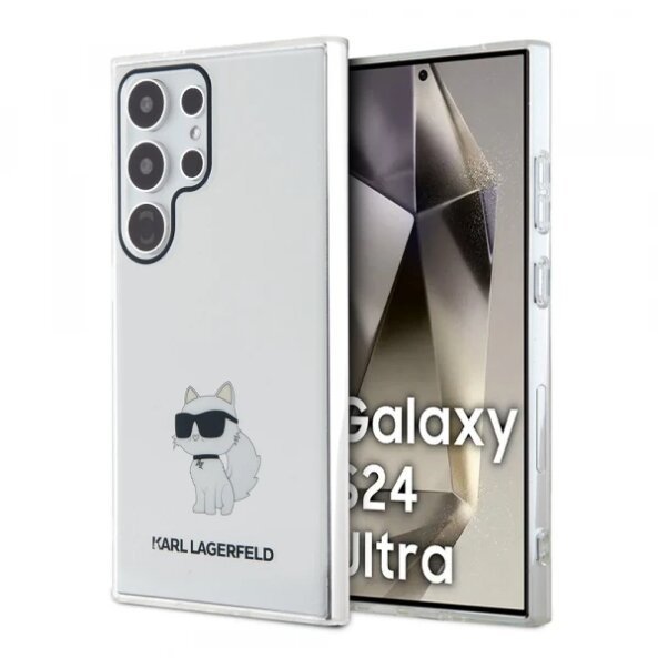 Husa pentru Samsung Galaxy S24 Ultra S928, Karl Lagerfeld, IML Luxury Choupette, Transparenta