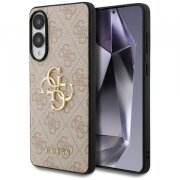 Husa pentru Samsung Galaxy S25 Edge S937, Guess, Big 4G Logo Classic, Roz