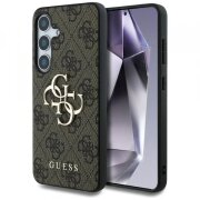 Husa pentru Samsung Galaxy S25+ S936, Guess, 4G Big Logo, Maro