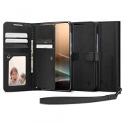 Husa pentru Samsung Galaxy S25+ S936, Spigen, Wallet S, Neagra