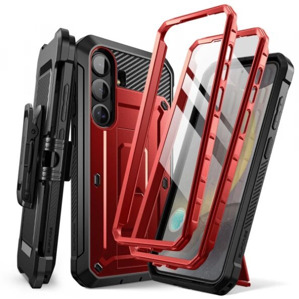 Husa pentru Samsung Galaxy S25+ S936, Supcase, Unicorn Beetle Pro, Rosie