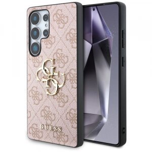Husa pentru Samsung Galaxy S25 Ultra S938, Guess, 4G Big Logo, Roz