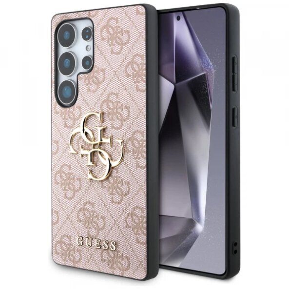 Husa pentru Samsung Galaxy S25 Ultra S938, Guess, 4G Big Logo, Roz