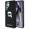 Husa pentru Samsung Galaxy S25 Ultra S938, Karl Lagerfeld, Monogram Karl's Head, Neagra