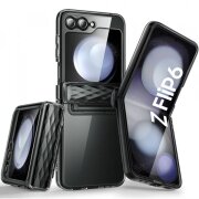 Husa pentru Samsung Galaxy Z Flip7 FE F741 / Z Flip6 F741, i-Blason, Cosmo, Neagra Satinata