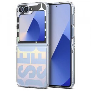 Husa pentru Samsung Galaxy Z Flip7 FE F741 / Z Flip6 F741, Ringke, Fusion Design, Transparenta