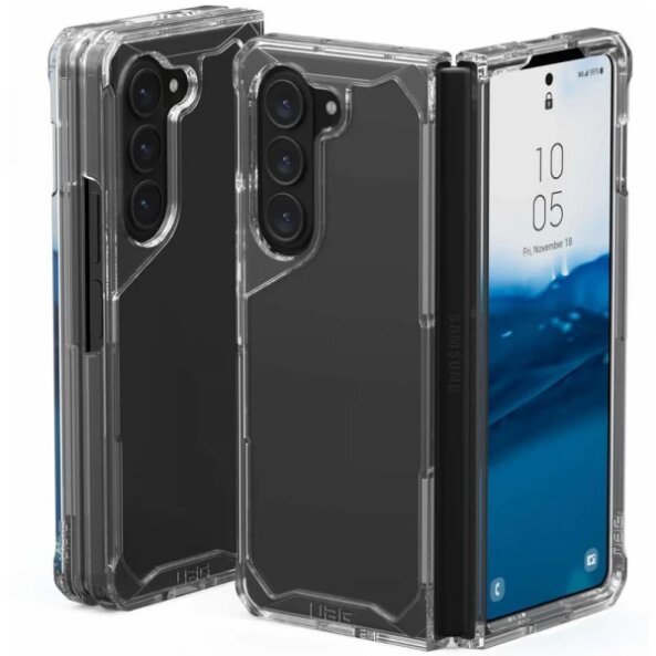Husa pentru Samsung Galaxy Z Fold5 F946, Urban Armor Gear, Plyo, Transparenta