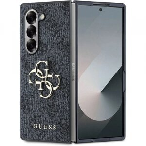 Husa pentru Samsung Galaxy Z Fold6 F956, Guess, 4G Metal Logo, Neagra