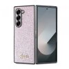 Husa pentru Samsung Galaxy Z Fold6 F956, Guess, Glitter Script, Roz