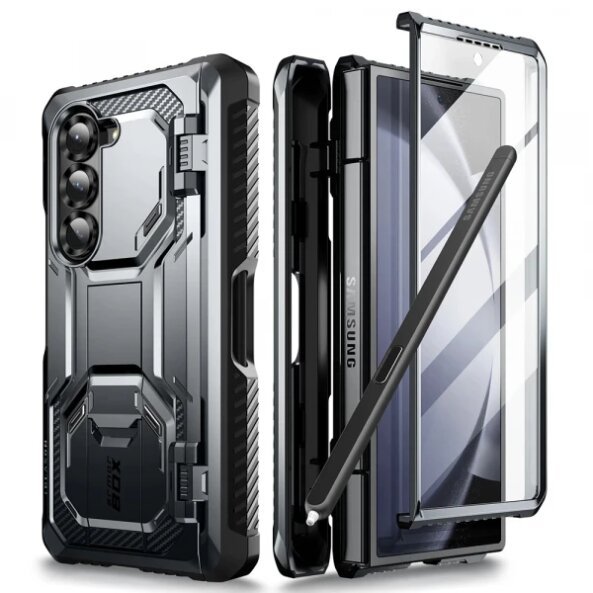 Husa pentru Samsung Galaxy Z Fold6 F956, i-Blason, ArmorBox, Neagra