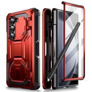 Husa pentru Samsung Galaxy Z Fold6 F956, i-Blason, ArmorBox, Rosie