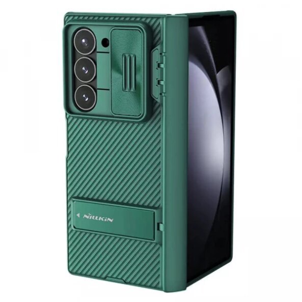 Husa pentru Samsung Galaxy Z Fold6 F956, Nillkin, CamShield Pro Bracket, Verde