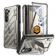Husa pentru Samsung Galaxy Z Fold6 F956, Supcase, Unicorn Beetle Pro, Gri