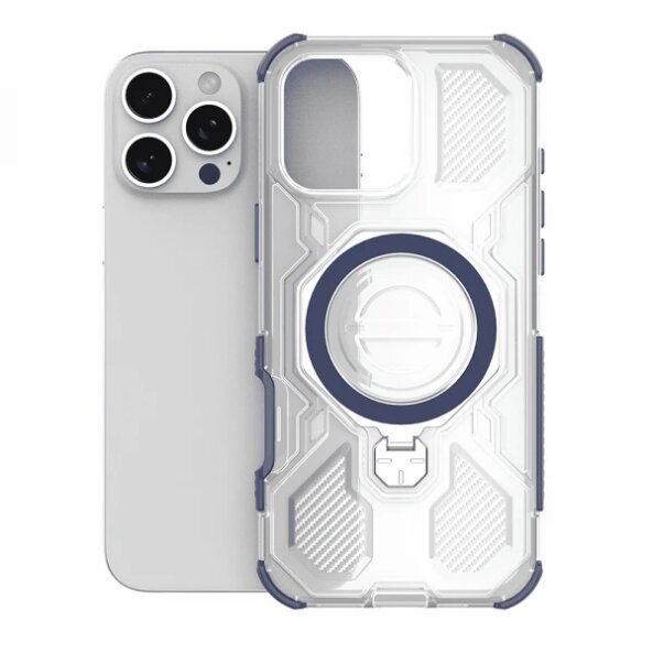 Husa pentru Xiaomi Redmi 15C 5G / 15C 4G, Techsuit, Carbon Shield Pro, Albastra