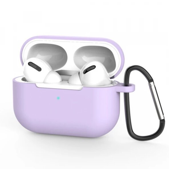 Husa Techsuit Silicone Case pentru Apple AirPods Pro 3, Mov
