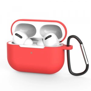Husa Techsuit Silicone Case pentru Apple AirPods Pro 3, Rosie