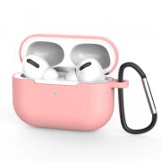 Husa Techsuit Silicone Case pentru Apple AirPods Pro 3, Roz Inchis