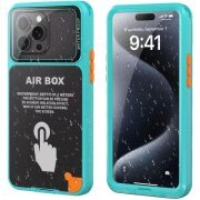 Husa Universala Waterproof pentru Telefon max. 6.1inch, ShellBox, AirBox, Albastra