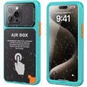Husa Universala Waterproof pentru Telefon max. 6.7inch, ShellBox, AirBox, Albastra