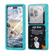 Husa Universala Waterproof pentru Telefon max. 6.9inch, ShellBox, AirBox, Albastra
