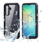 Husa Waterproof pentru Samsung Galaxy A26 A266, ShellBox, Neagra