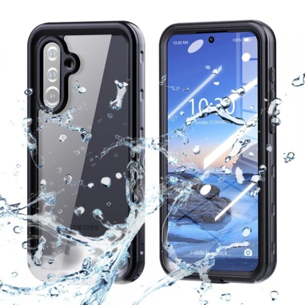 Husa Waterproof pentru Samsung Galaxy A36 A366, ShellBox, Neagra