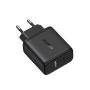 Incarcator Retea UGREEN X227, 20W, 3A, 1 x USB-A - 1 x USB-C, Negru 