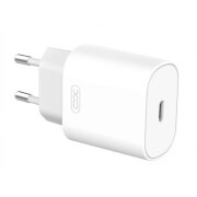 Incarcator Retea XO Design, 25W, 3A, 1 x USB-C, Alb