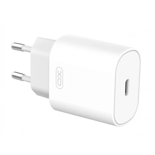 Incarcator Retea XO Design, 25W, 3A, 1 x USB-C, Alb