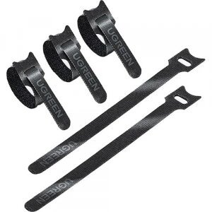 Organizator Cabluri UGREEN LP401, Set 3 Bucati, Negru 