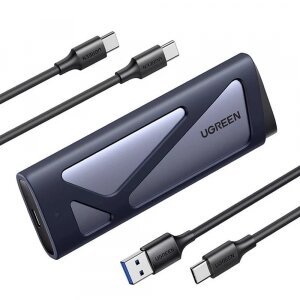 Rack UGREEN CM767 (15813) pentru SSD M.2 NVMe / NGFF, Gri 