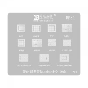 Sita BGA Amaoe BB:1 pentru Apple iPhone 6 - 15 Series 