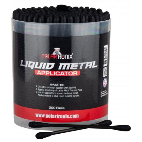 Aplicator Metal Lichid PolarTronix LMA100, Set 200 bucati 