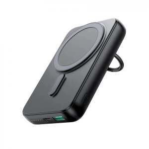 Baterie Externa Wireless Joyroom JR-W050, 10000mAh, 20W, PD + FQI, 1 x QI - 1 x USB-C, Neagra 