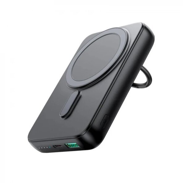 Baterie Externa Wireless Joyroom JR-W050, 10000mAh, 20W, PD + FQI, 1 x QI - 1 x USB-C, Neagra 