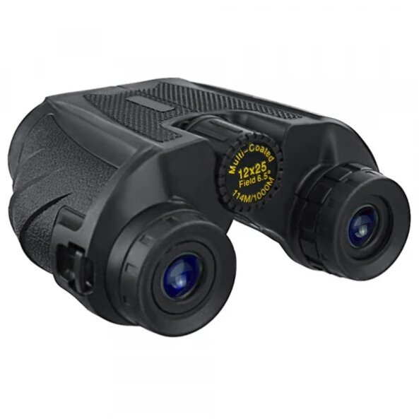 Binoclu Techsuit BN1, 12x, 25mm, Negru