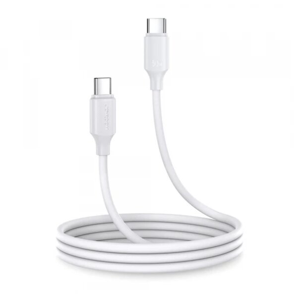 Cablu Date si Incarcare USB-C - USB-C Joyroom Long-Lasting Series A9, 60W, 1m, Alb 