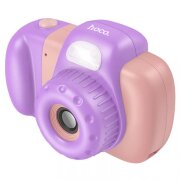 Camera Digitala HOCO DV201 Kids, 1080P, 2MP, Roz 