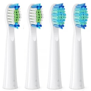 Capat Rezerva SDD2 pentru Periuta Electrica Bitvae D2, Set 4 bucati, Alb