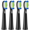 Capat Rezerva SDD2 pentru Periuta Electrica Bitvae D2, Set 4 bucati, Negru