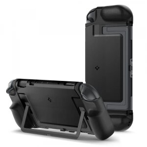Carcasa Protectie Consola Spigen Dual Grip pentru Nintendo Switch 2, Neagra