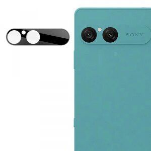 Folie de protectie Camera Spate Techsuit pentru Sony Xperia 10 VII, Sticla Securizata, Neagra