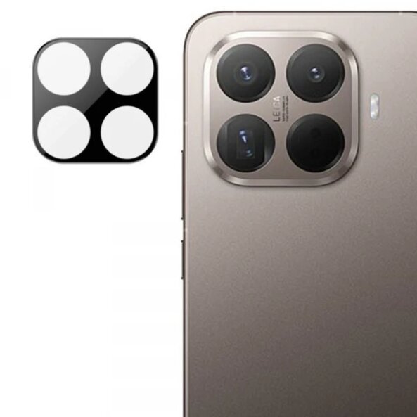 Folie de protectie Camera Spate Techsuit pentru Xiaomi 15T Pro, Sticla Securizata, Neagra