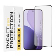 Folie de protectie Ecran Techsuit pentru Oppo Reno14 FS 5G / Reno14 F, Sticla Securizata, Full Glue, Neagra
