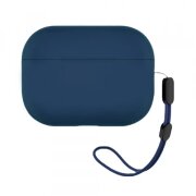Husa Blueo Liquid pentru Apple AirPods Pro 2, Bleumarin