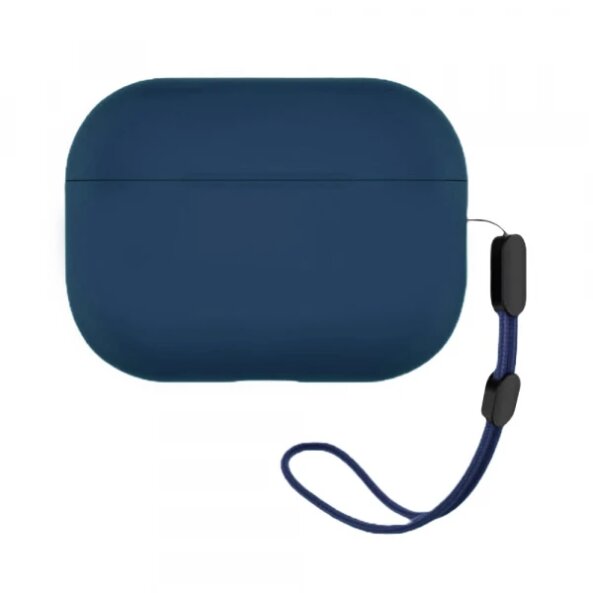 Husa Blueo Liquid pentru Apple AirPods Pro 2, Bleumarin