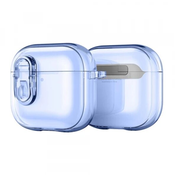 Husa DUX DUCIS PECL pentru Apple AirPods 4, Albastra