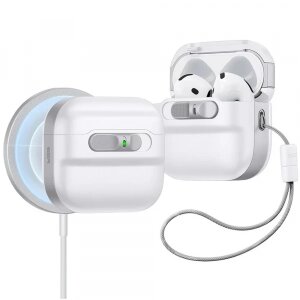 Husa ESR Pulse pentru Apple AirPods 4, Alba
