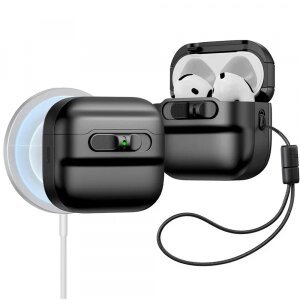 Husa ESR Pulse pentru Apple AirPods 4, Neagra