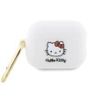 Husa Hello Kitty 3D Kitty Head pentru Apple AirPods Pro 2, Alba